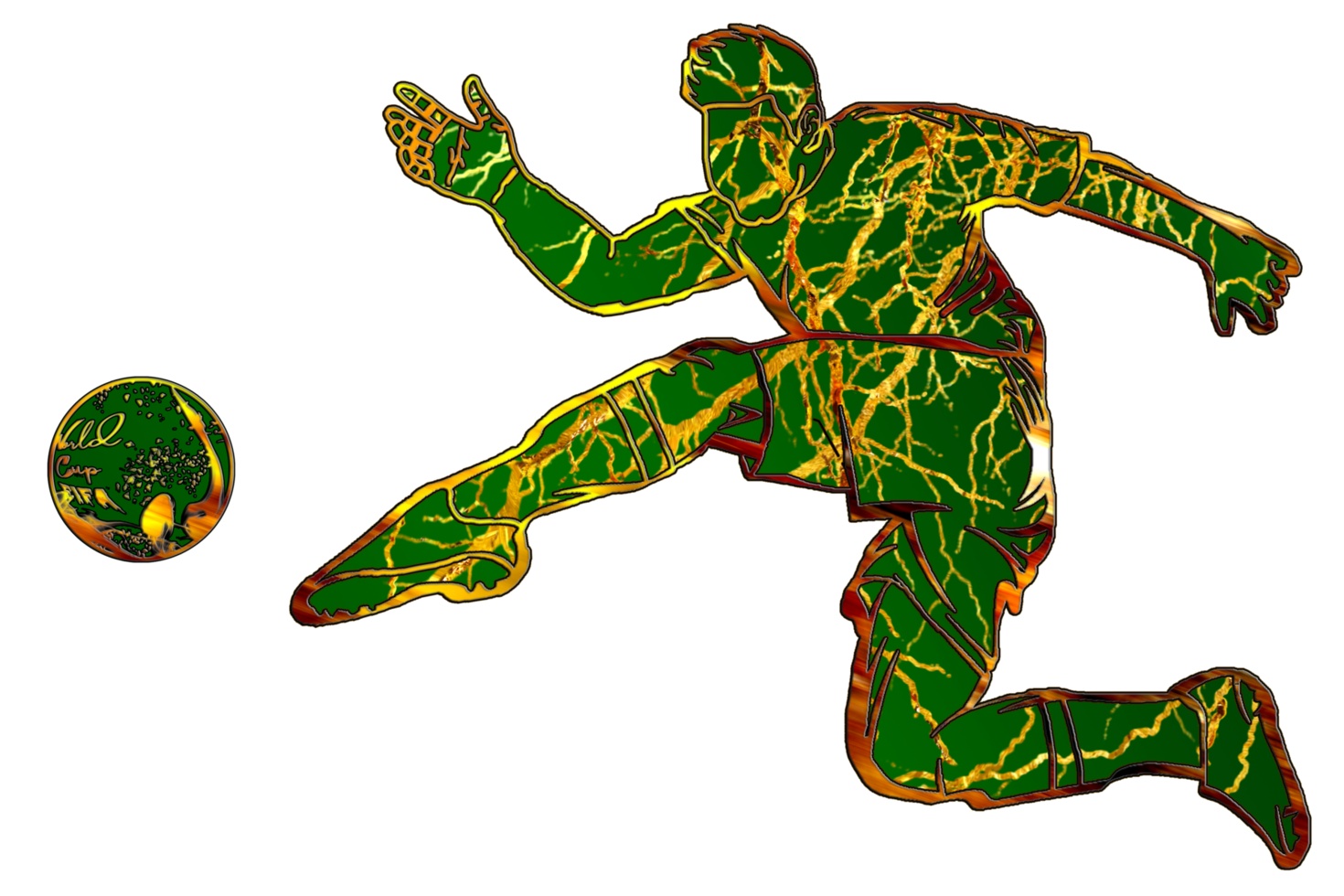 football player kicking a ball icon png