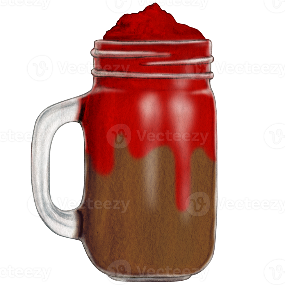 waterverf hand- getrokken milkshake png