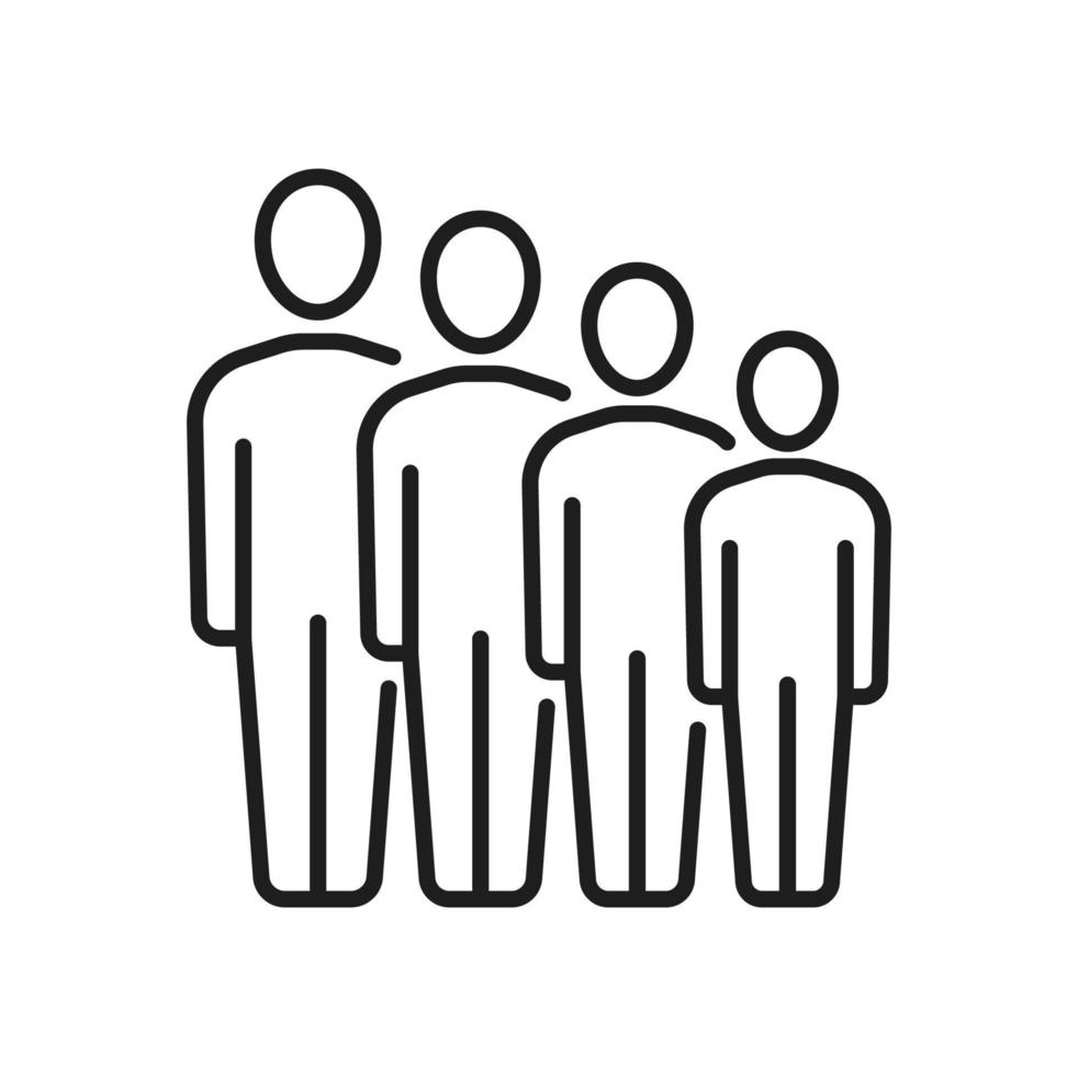 Society community people, business team icon vector