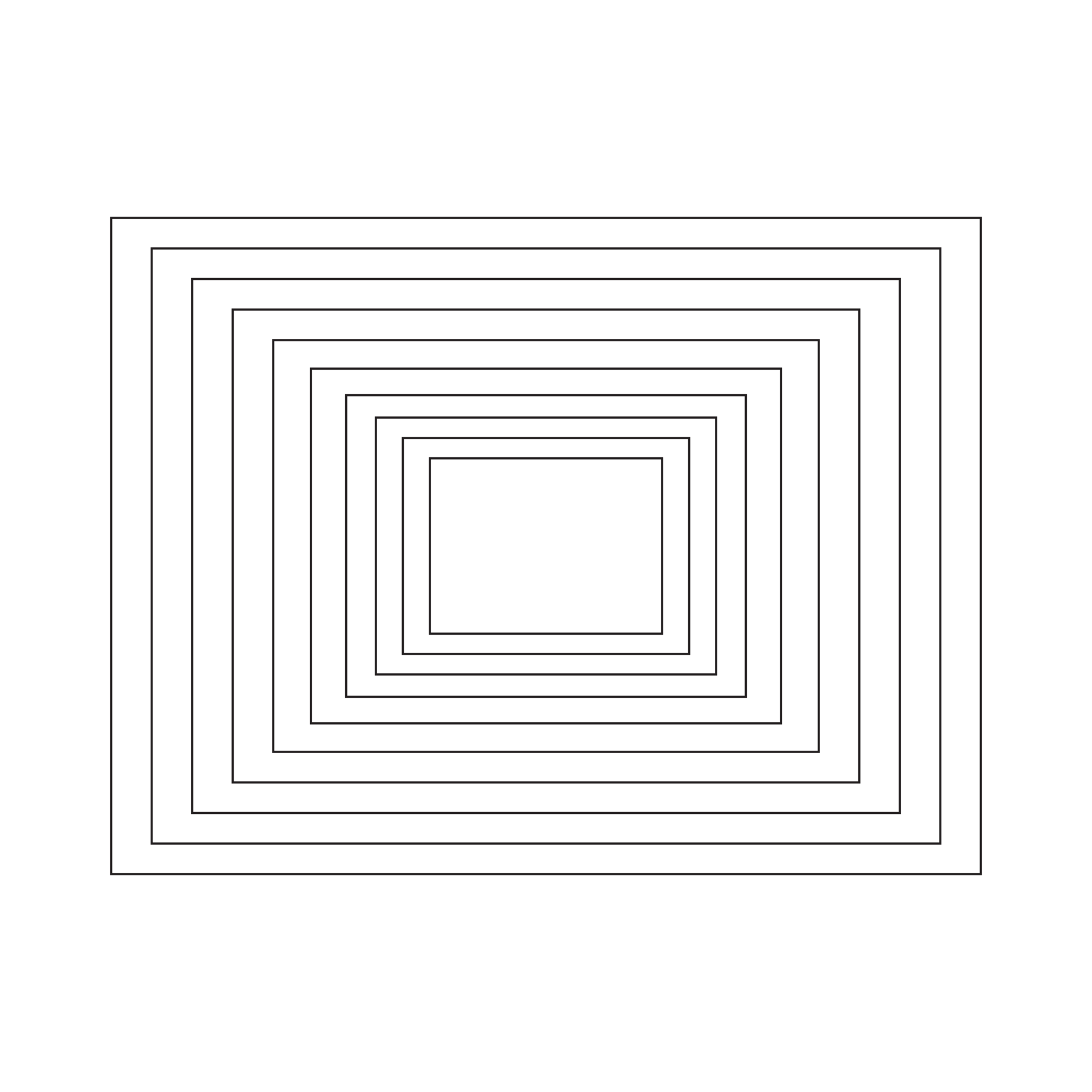 rectangle-images-with-blue-lines-of-various-sizes-from-small-to-large