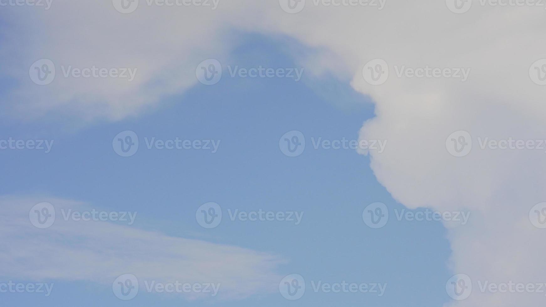blue sky with white clouds photo