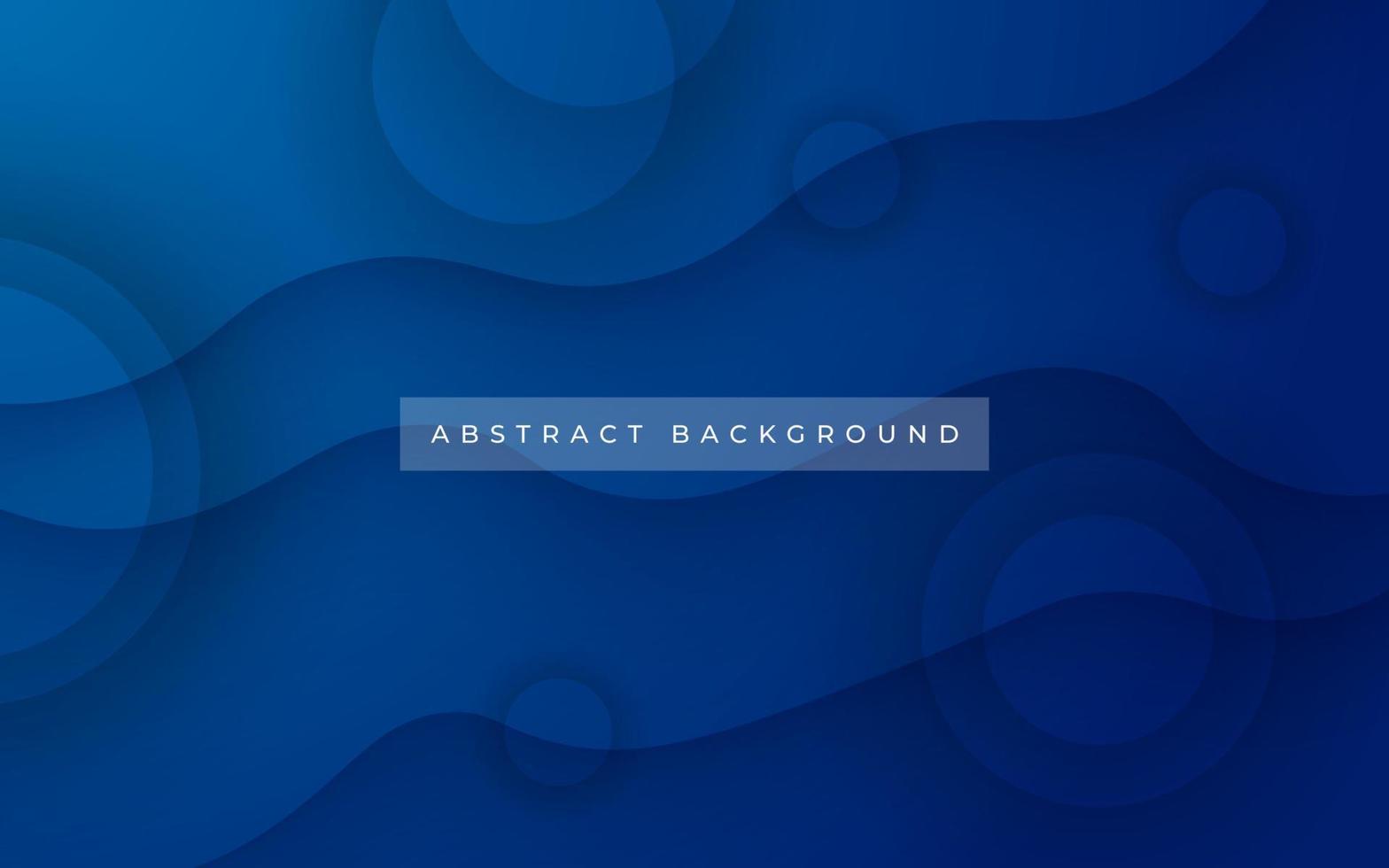 abstract modern blue gradient circle shadow and wave shape decoration background. eps10 vector