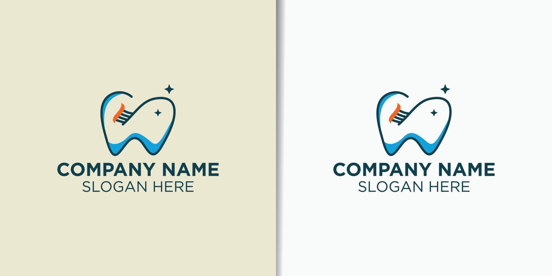 toothpaste logo template, dental health logo design vector 21631009 Vector Art at Vecteezy