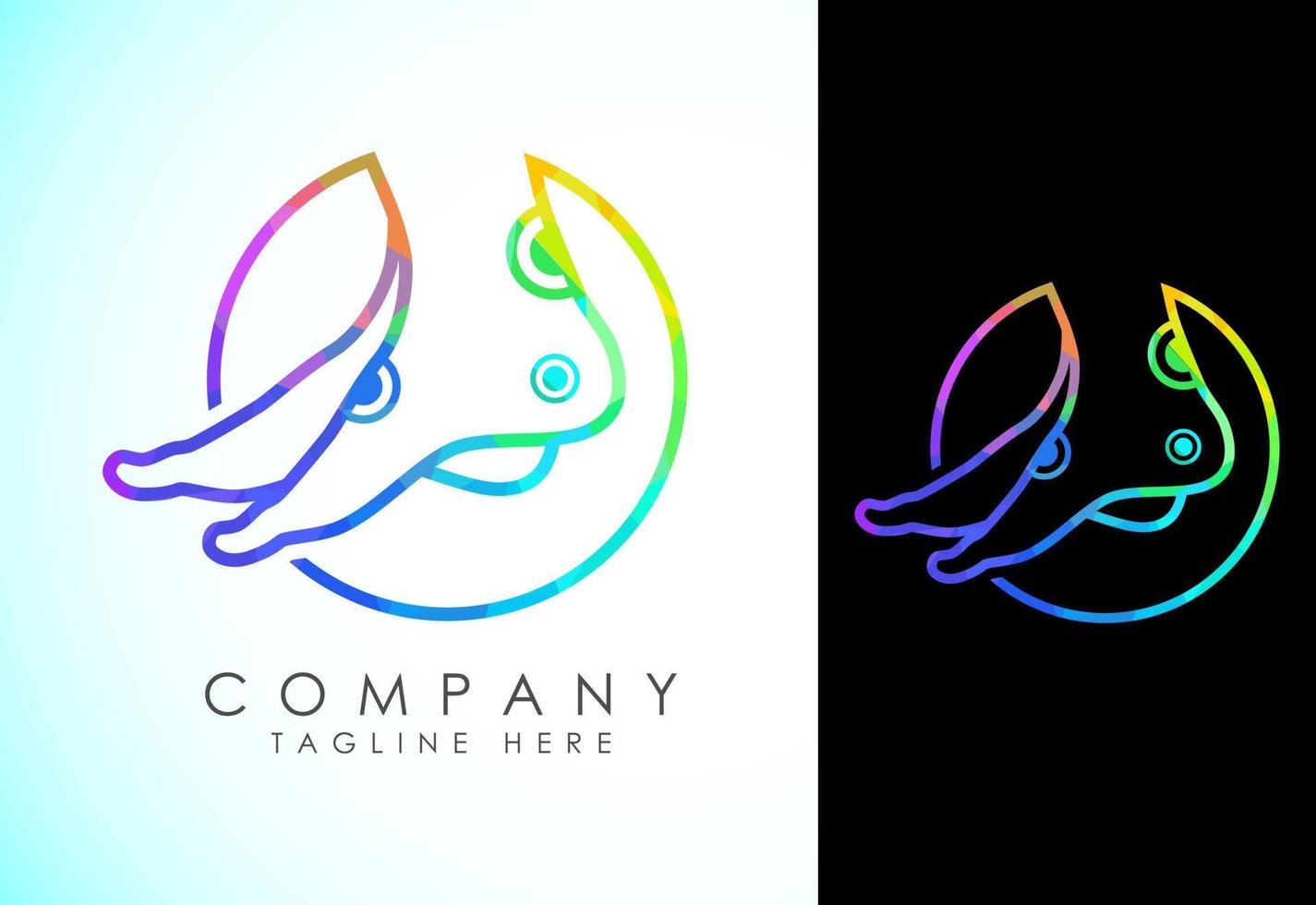 Polygonal foot and care icon logo template, Low poly foot and ankle healthcare vector