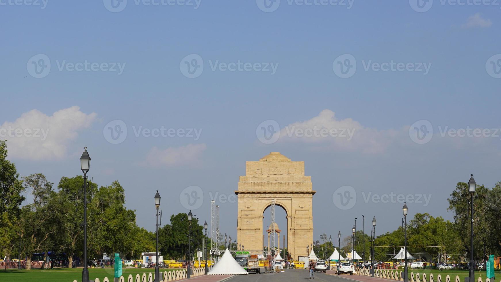 India Gate of Delhi in India photo