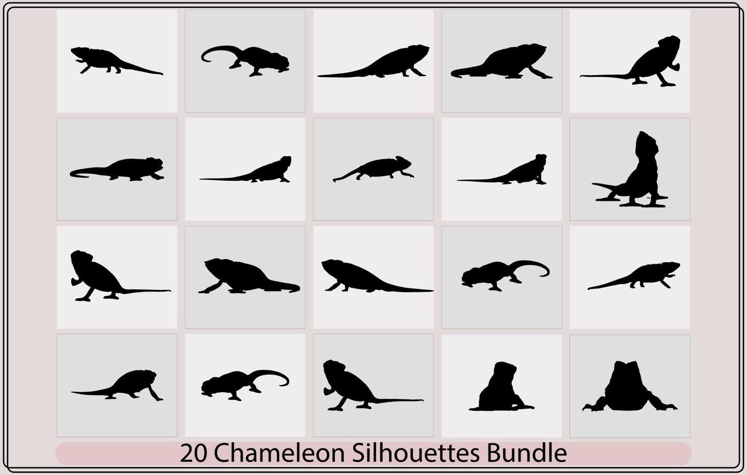 silhouette of a chameleon,Chameleon graphic icon,Chameleon lizard reptile black silhouette,Vector illustration of a chameleon silhouette, vector