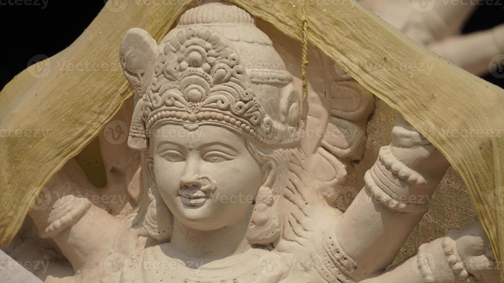 dussehra 2022 dudurga puja sculpture in progress idol made of durga mata photo