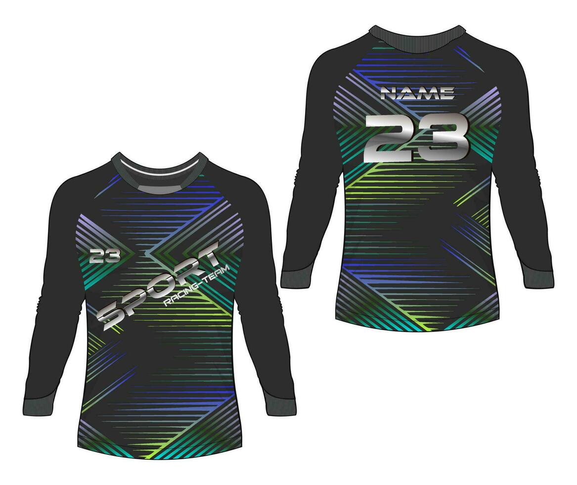 Jersey sports abstract texture tshirt design, for racing soccer gaming motocross cycling. vector