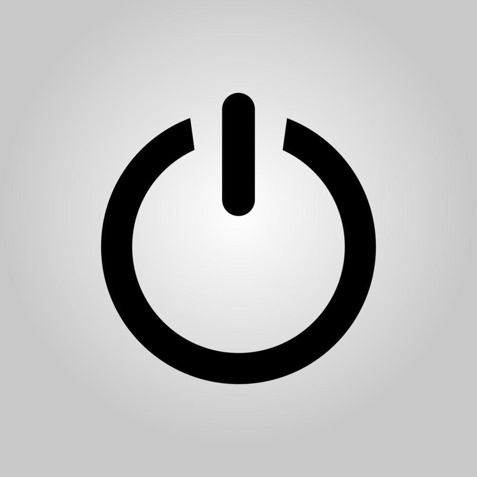 Shut Down icon. Power On Off sign. Vector illustration