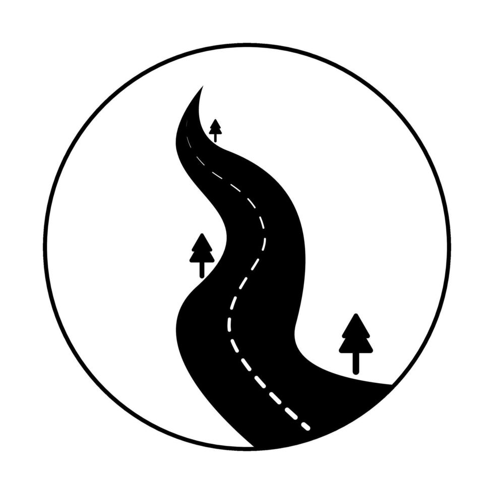 Flat street icon design vector