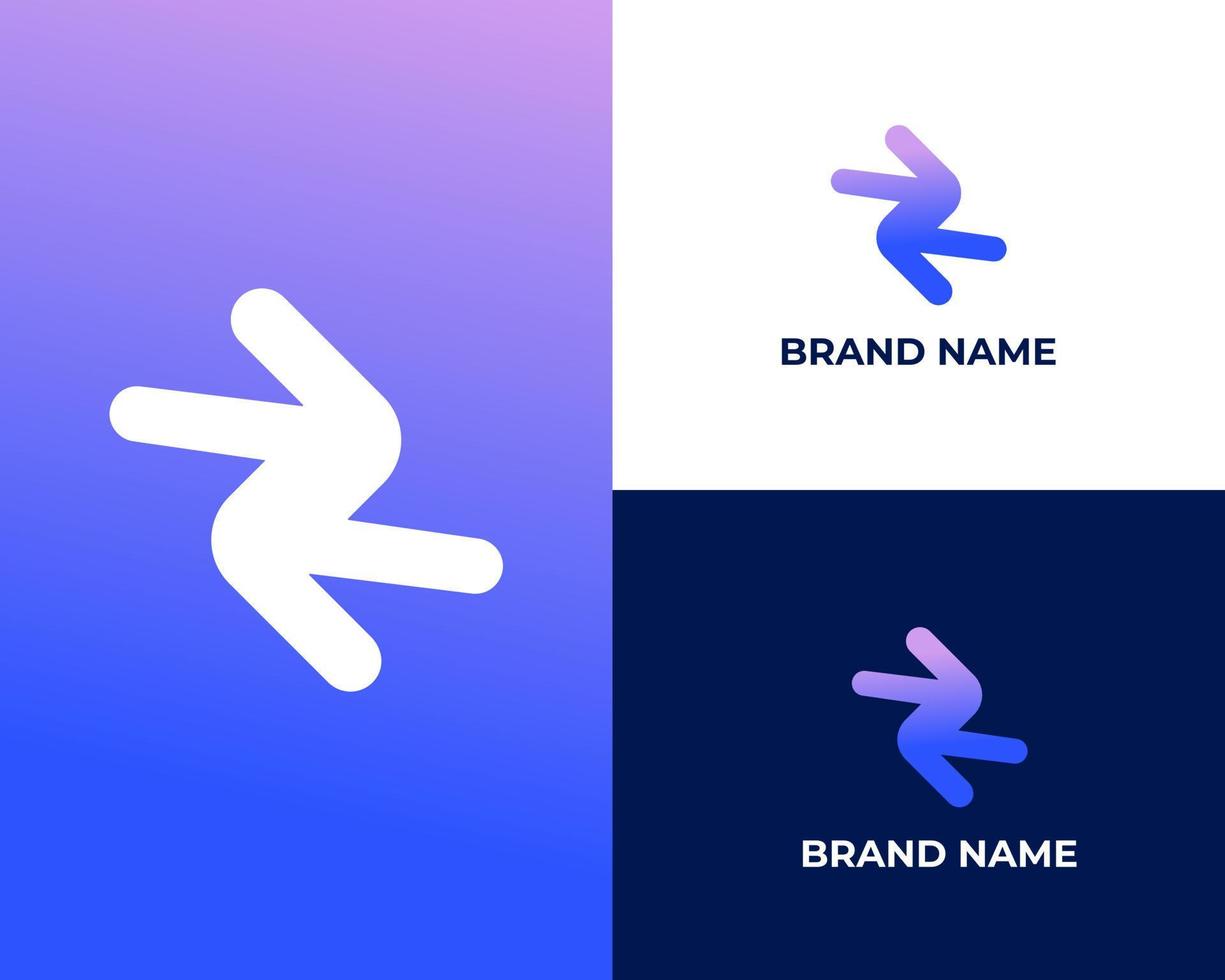 Creative letter S arrow vector designs