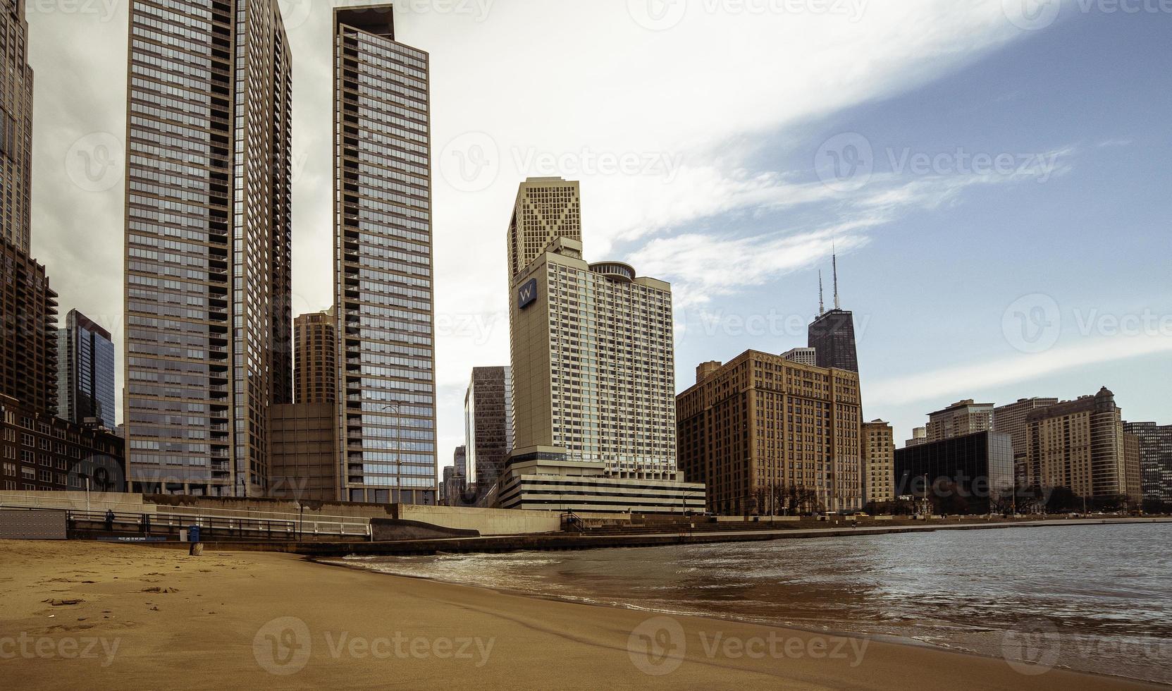 Downtown Chicago architecture. photo