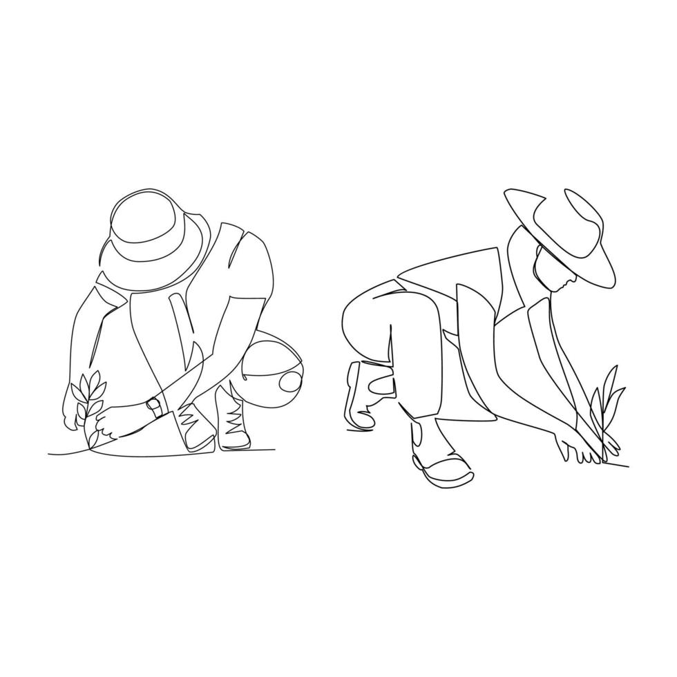 Farmer vector illustration