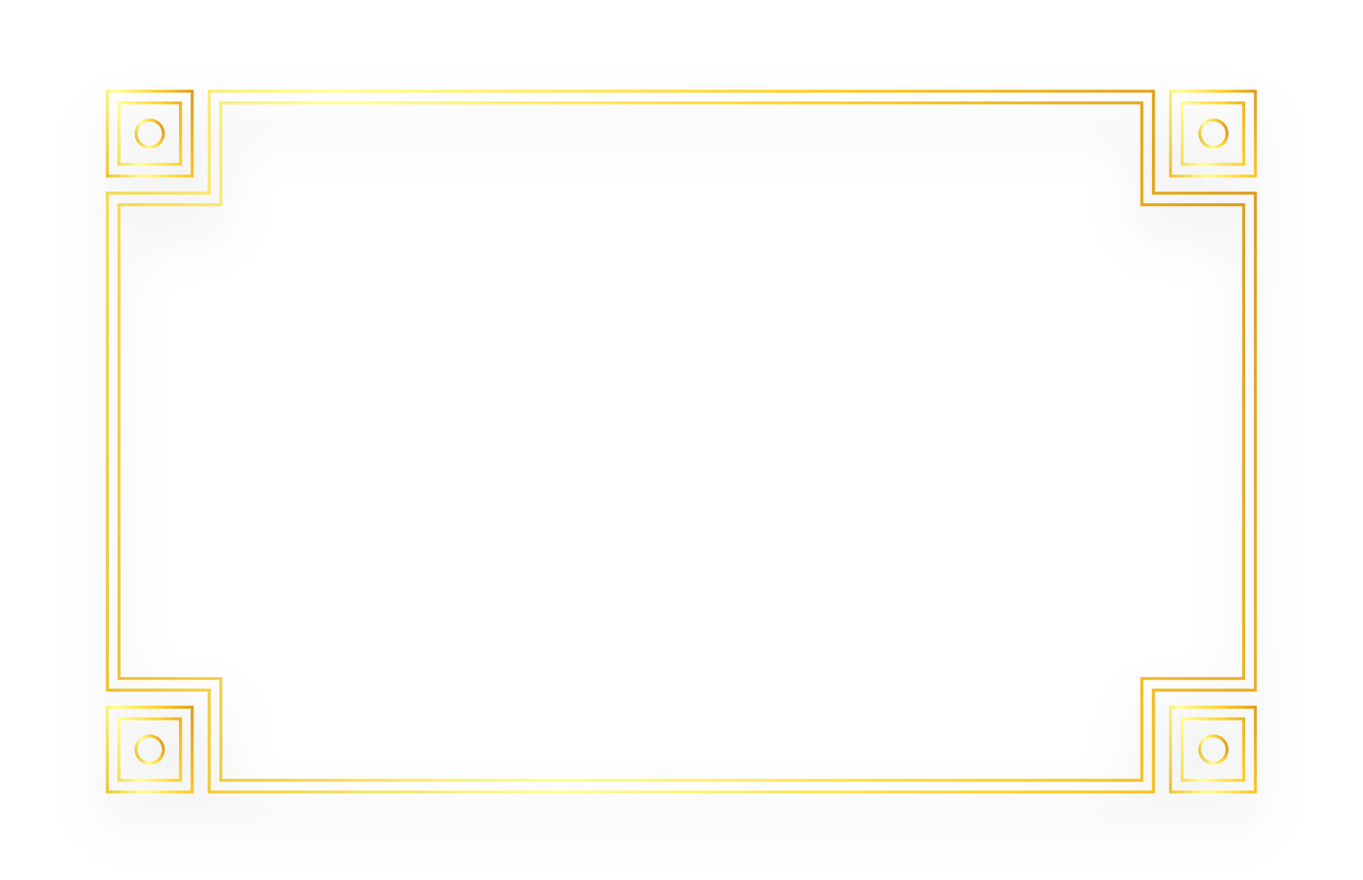 Luxury Wedding Geometric Gold Frame Border 21631884 PNG