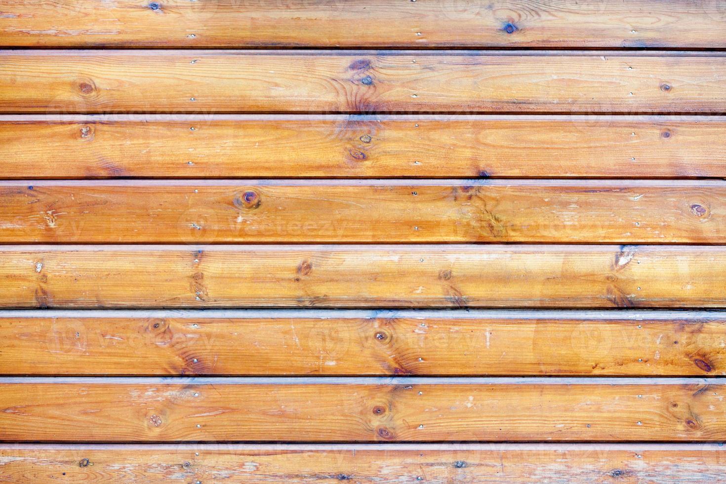 Varnished wood board background photo