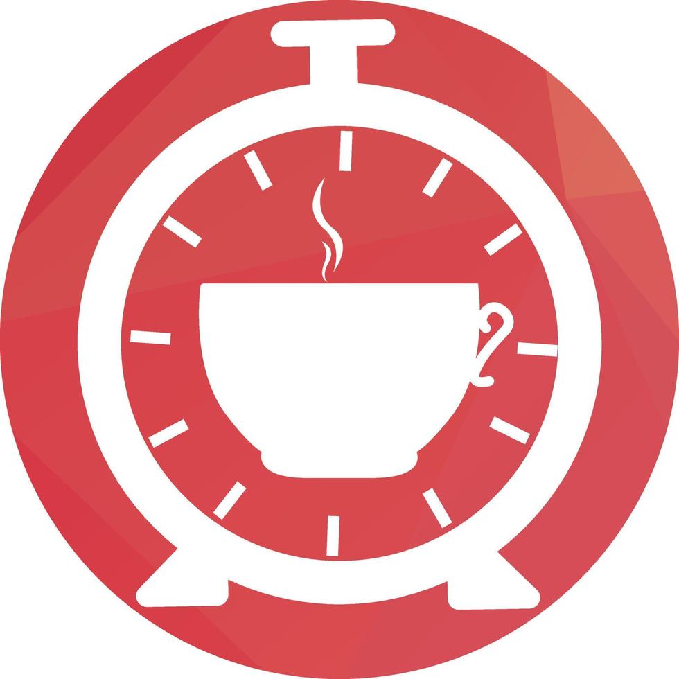 coffee time logo design vector template