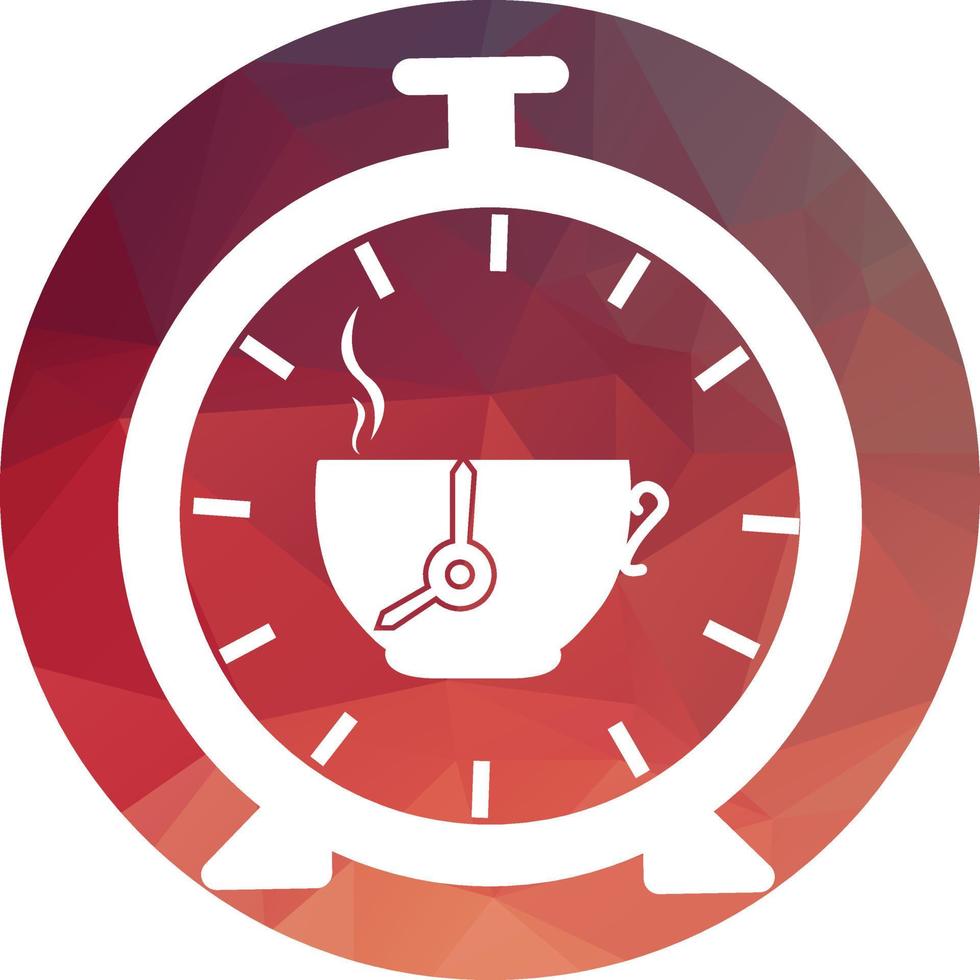 coffee time logo design vector template