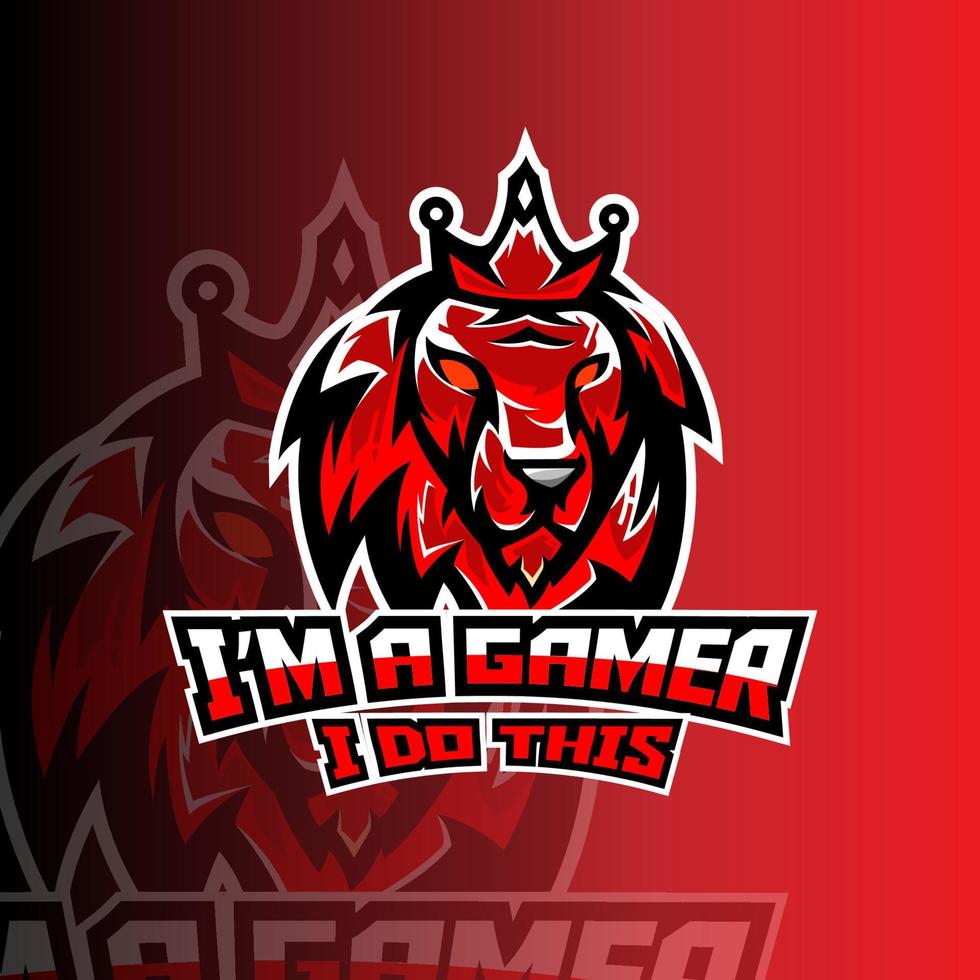 Gamer logo design vector