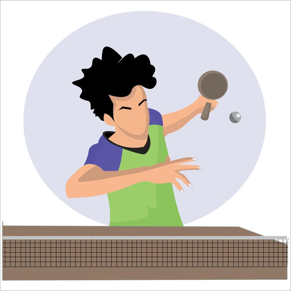Vector woman does an exercise with fitness ball flat vector illustration design