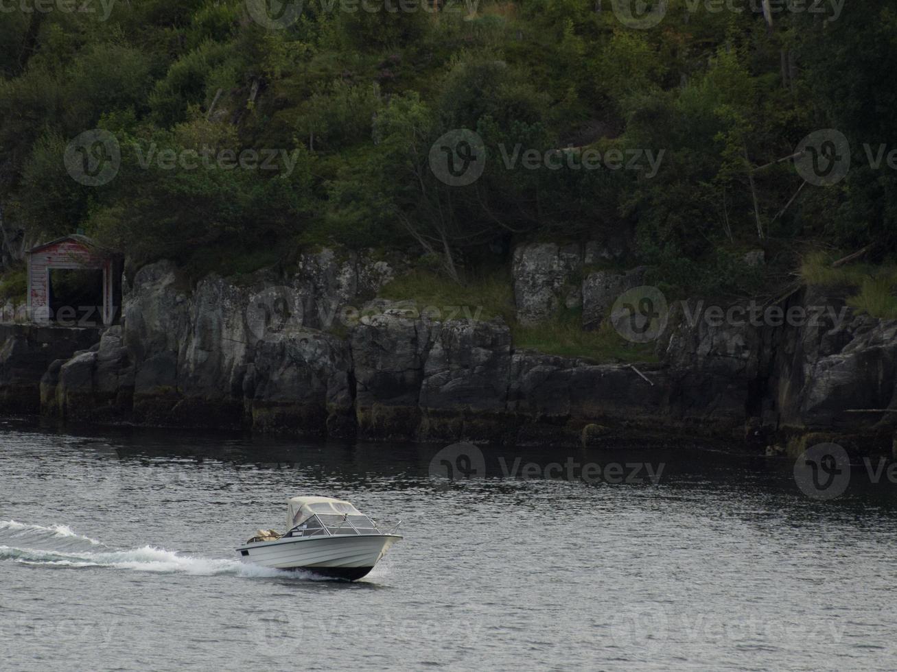 in the fjords of norway photo