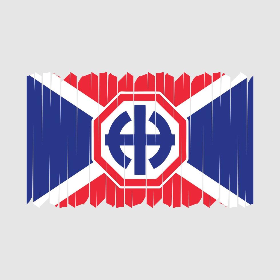 Soviet Flag Brush Vector