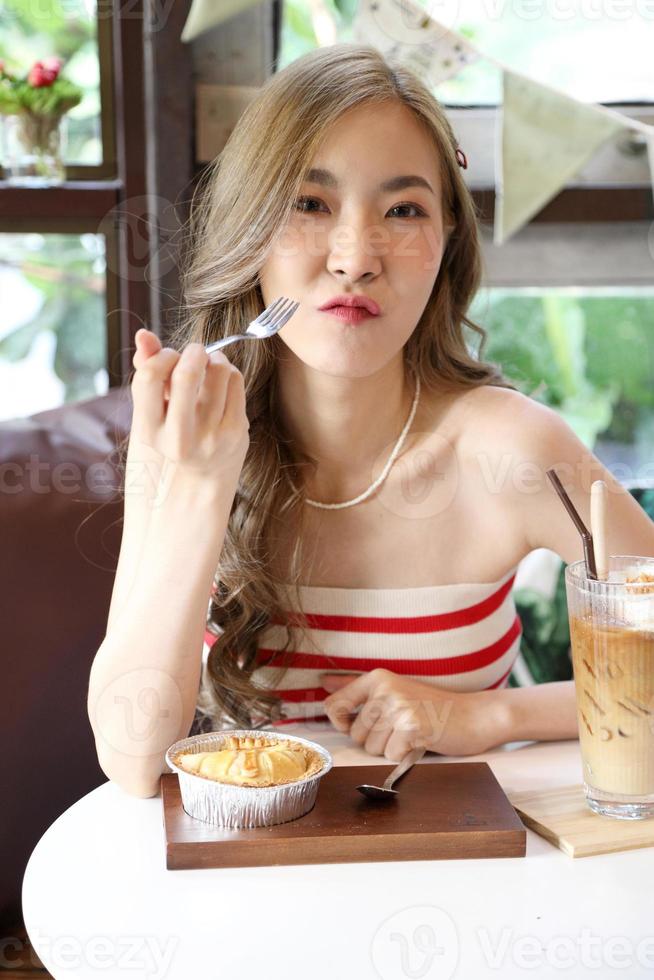 Girl in Cafe photo