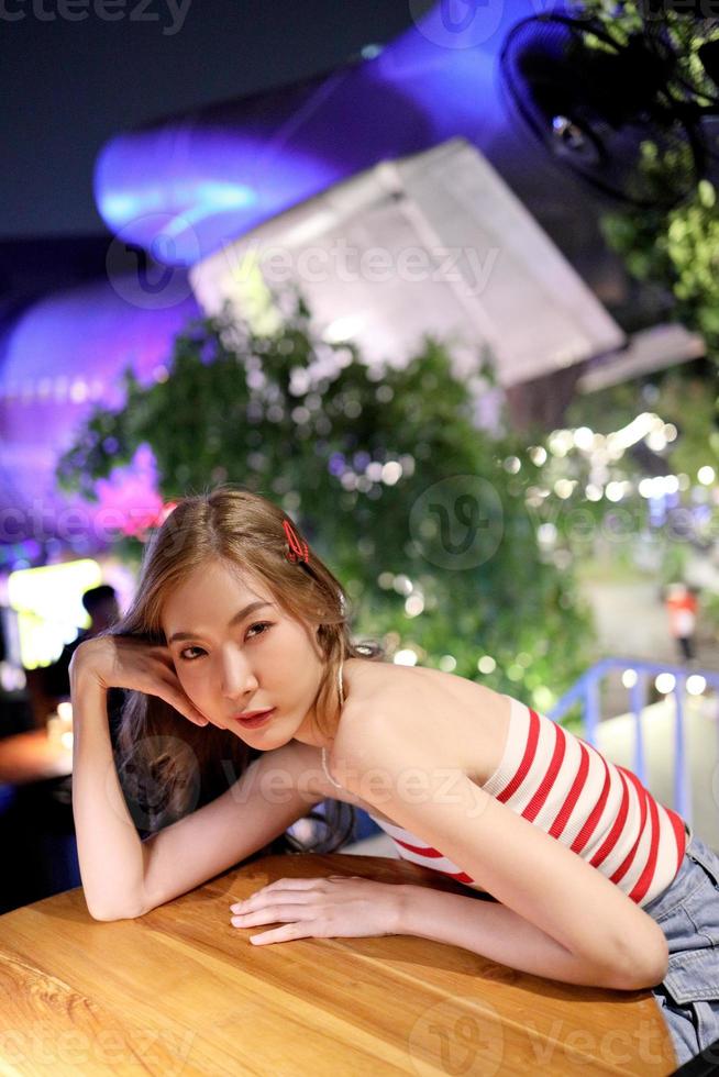 Girl in the Restaurant photo