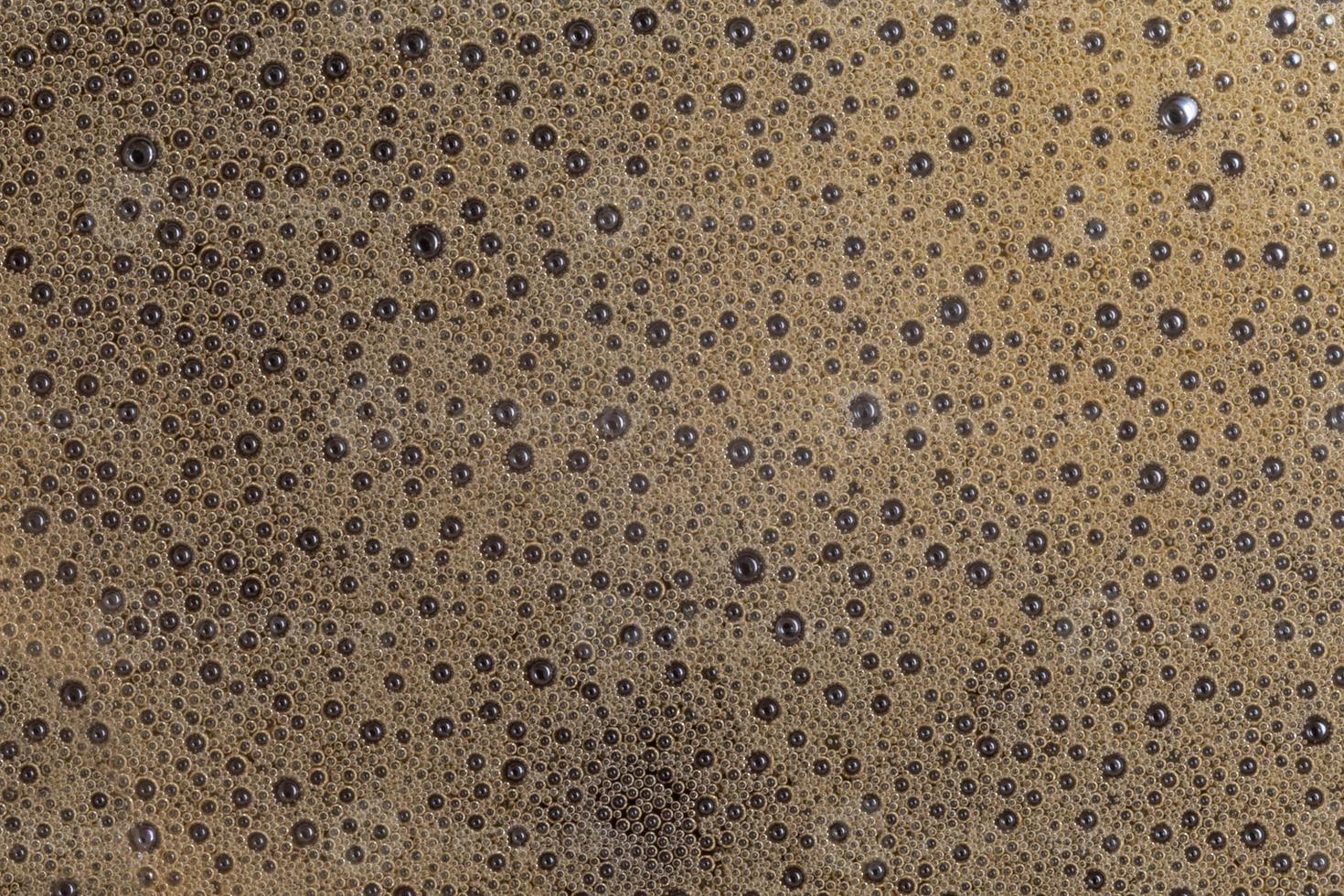 close up of coffee foam texture photo