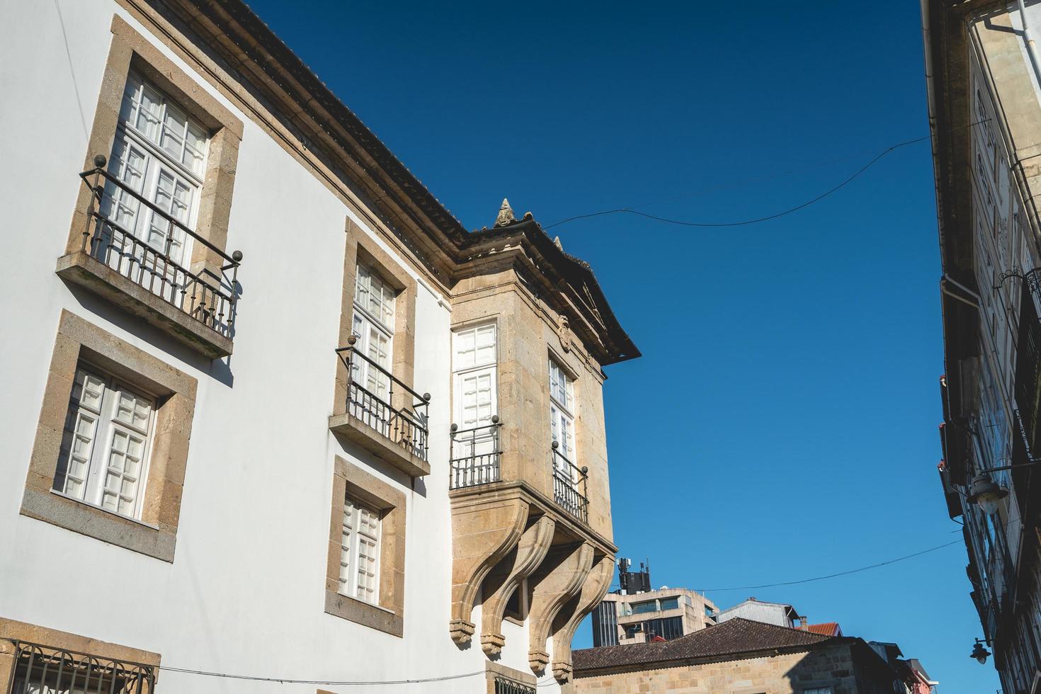 hermosa arquitectura en el antiguo centrar de braga, Portugal 9 9 februari 2023 foto