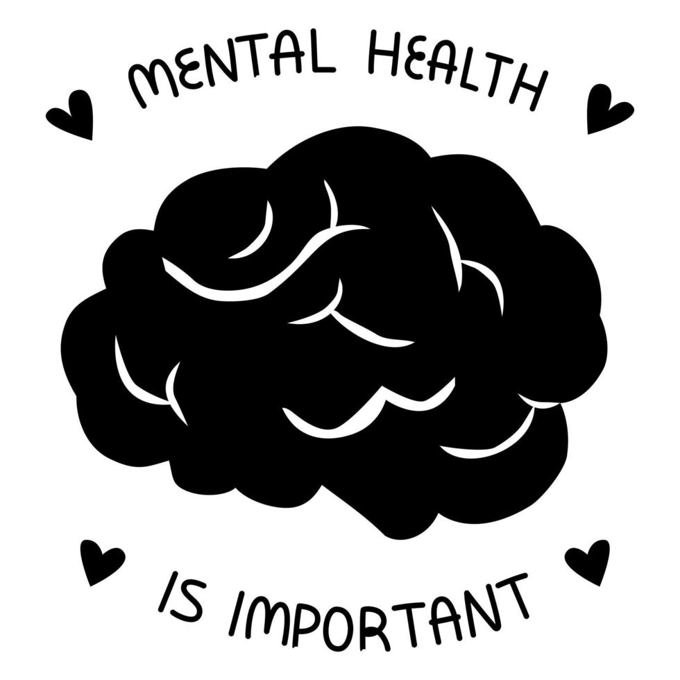 Mental Health Is Important Cut Out 21635050 Vector Art at Vecteezy