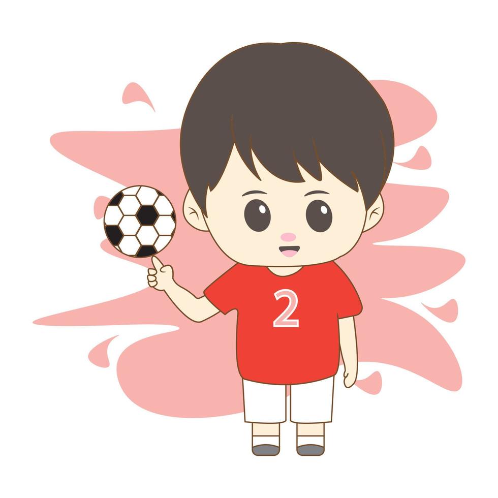 boy with his hobby with simple background vector