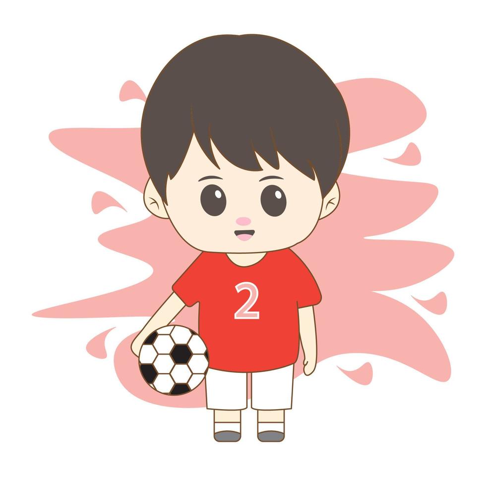 boy with his hobby with simple background vector