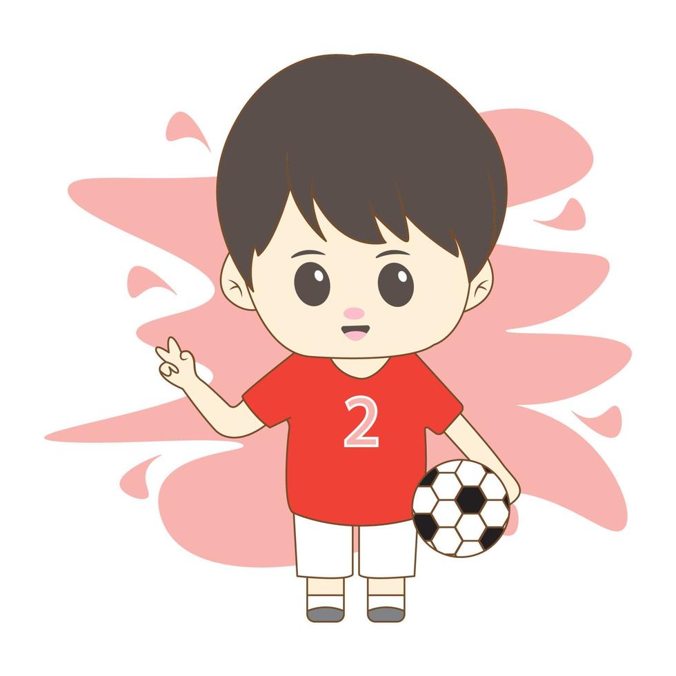 boy with his hobby with simple background vector