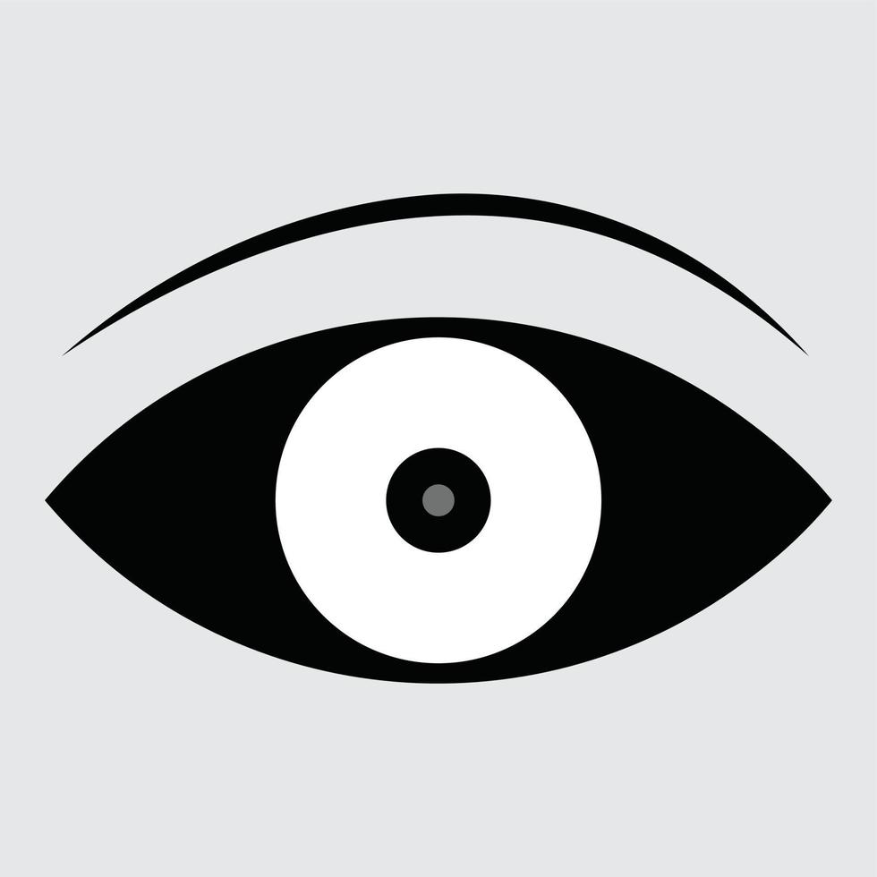 See the Beauty in Simplicity, Minimalist Vector Illustration of Eyes