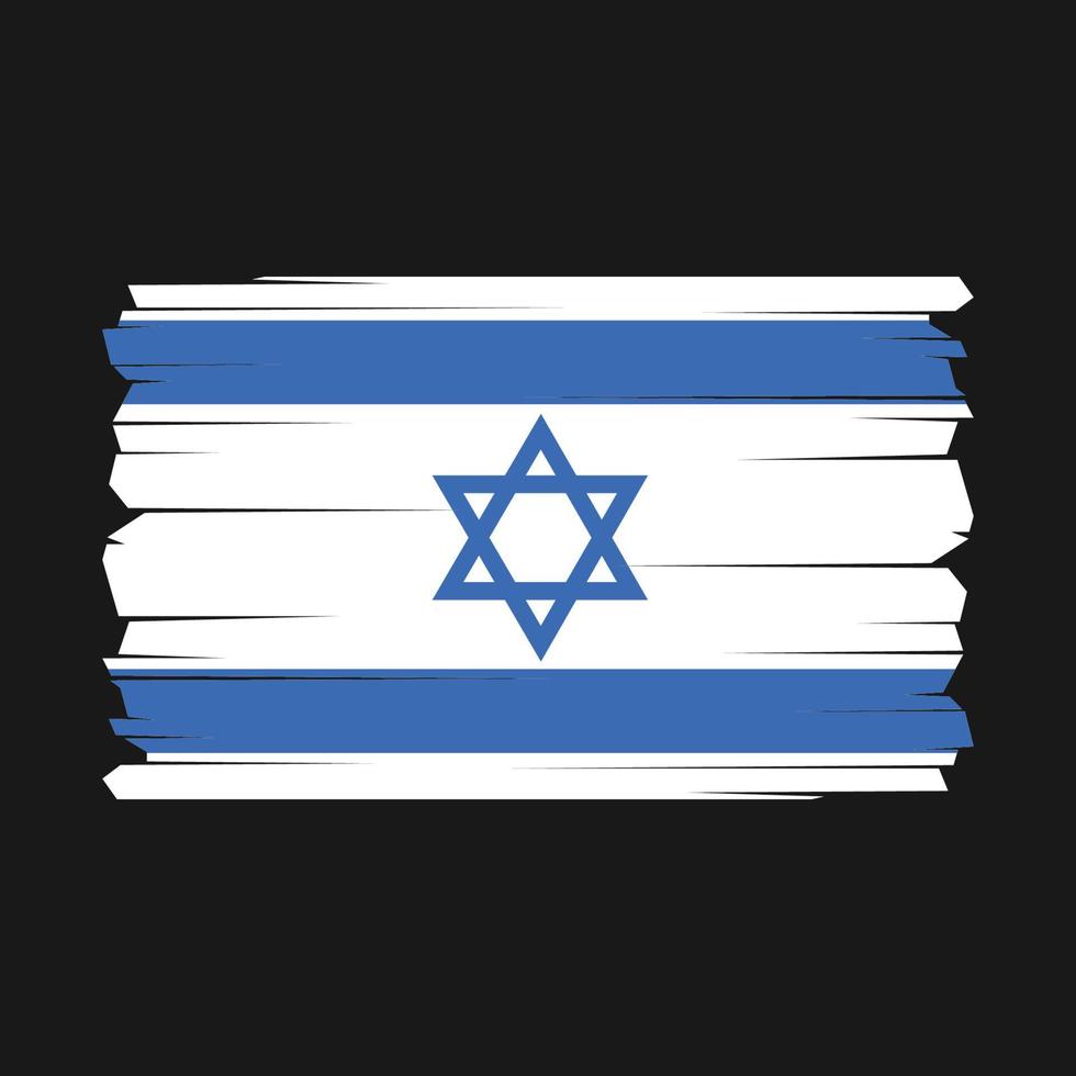 Israel Flag Vector Illustration