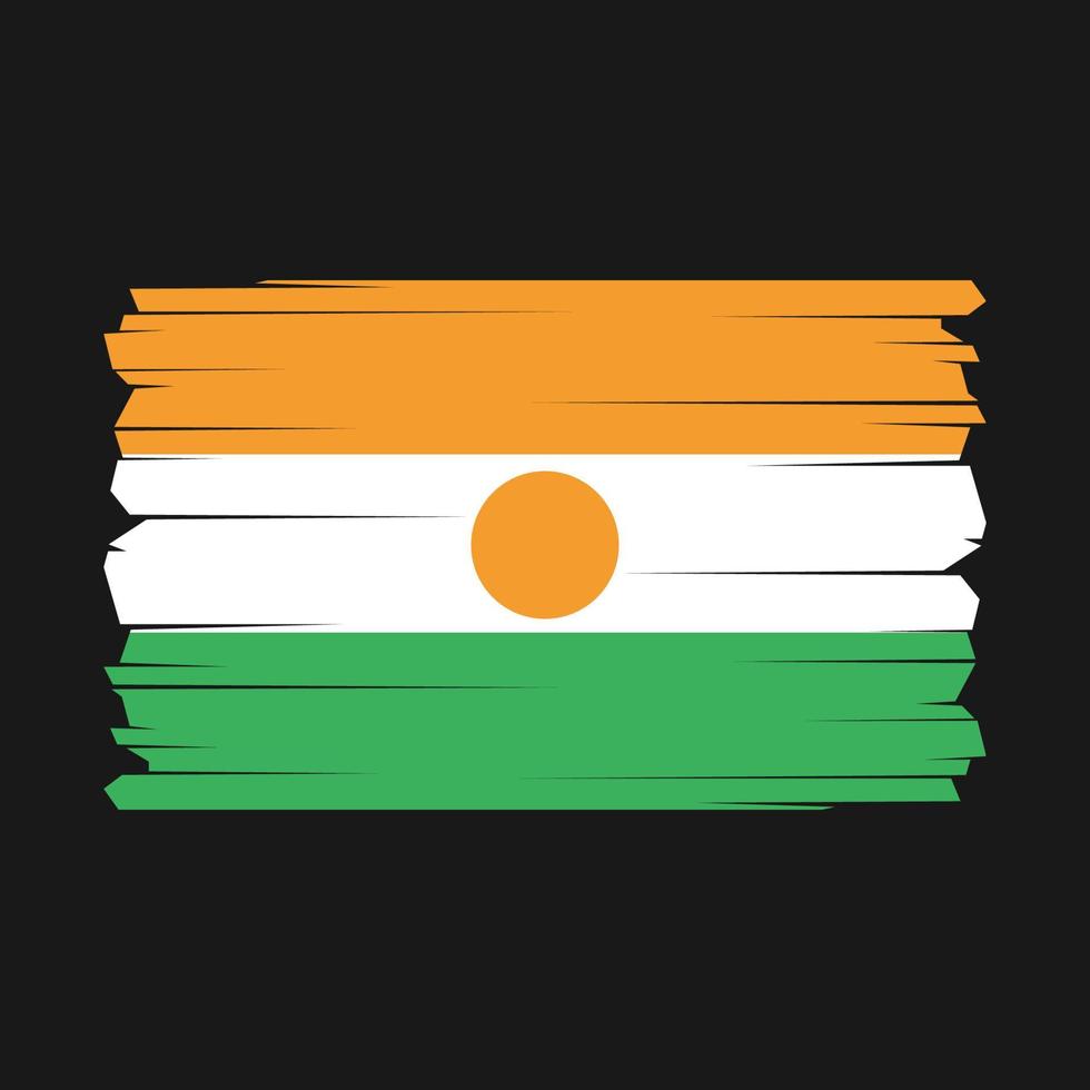 Niger Flag Vector Illustration