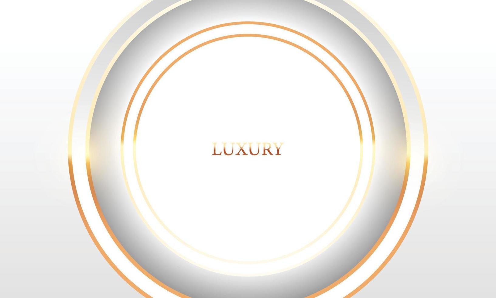 Elegant abstract copper circle line background with shiny elements. rose shades. Realistic luxury paper cut style 3d modern concept. vector illustration for design.