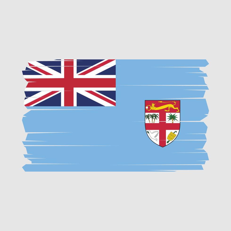 Fiji bandera vector ilustración