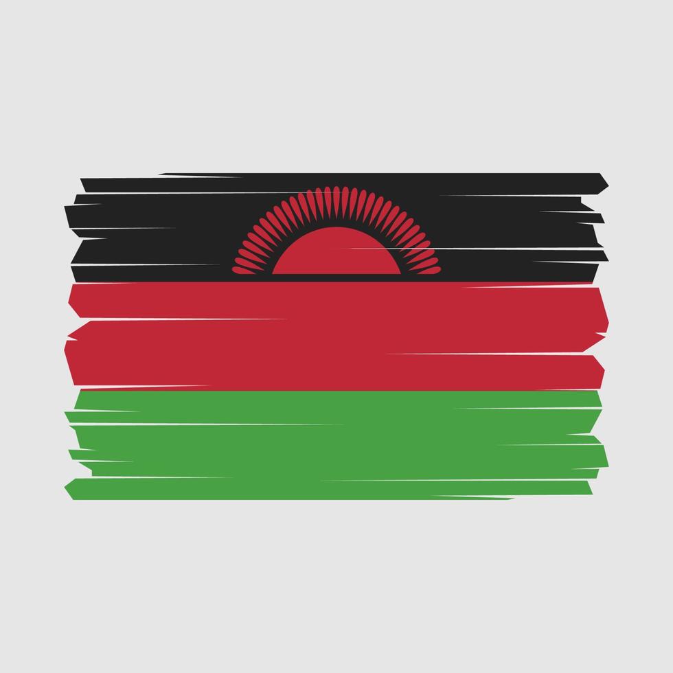 Malawi Flag Vector Illustration