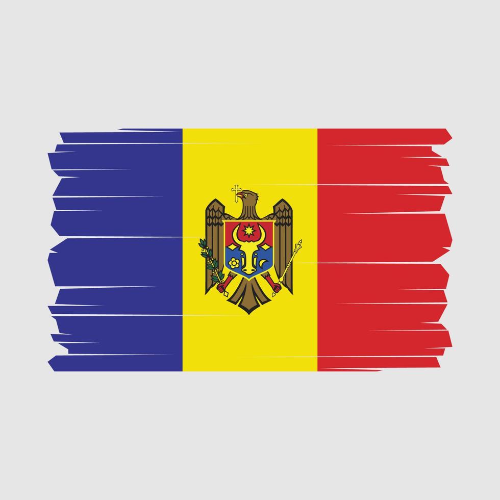 Moldova Flag Vector Illustration