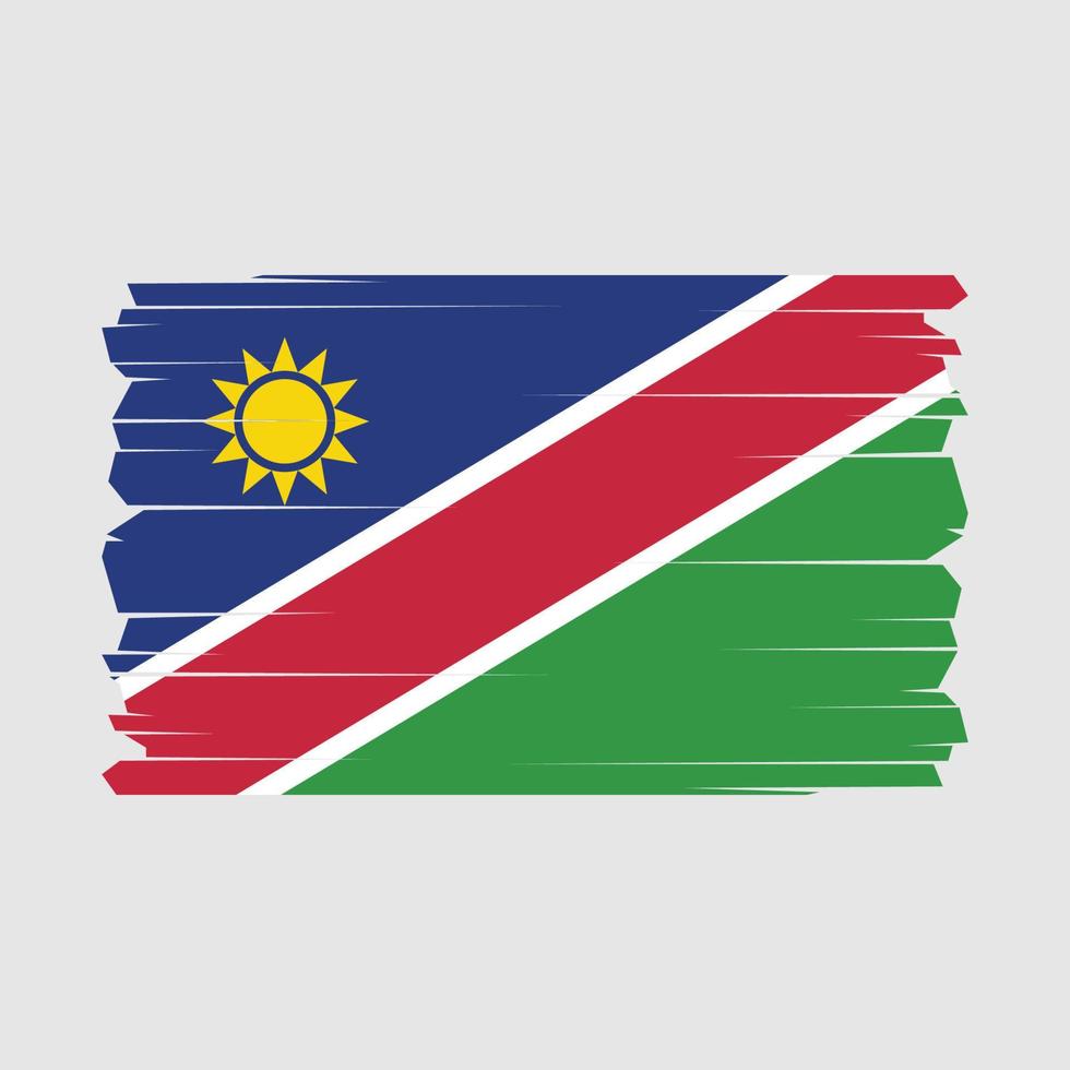 Namibia Flag Vector Illustration