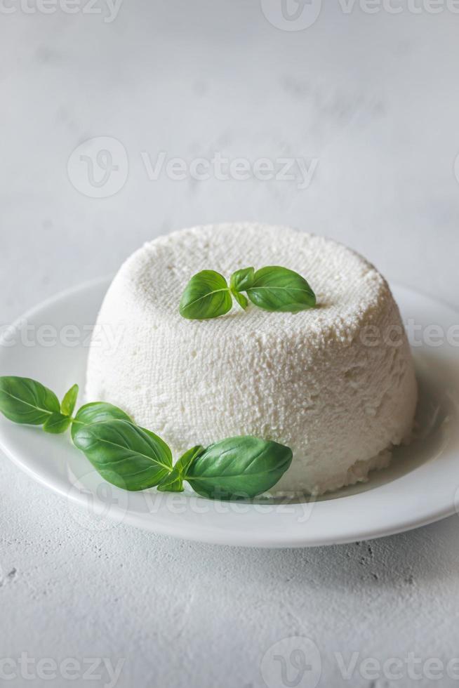 Ricotta - Italian whey cheese photo