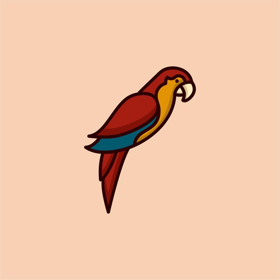 Parrot Bird Logo vector