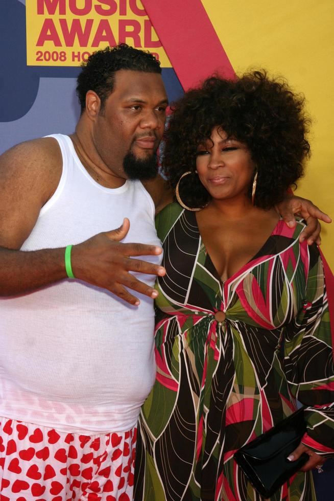 Fatnan Scoop  Shanda   arriving at  the Video Music Awards on MTV at Paramount Studios in Los Angeles CA onSeptember 7 20082008 photo