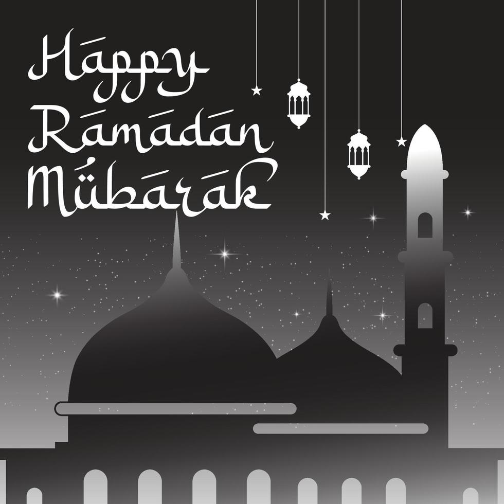 WebRamadan Wishes Greetings squaer Theme.Ramadan Cannon,Ramadan Mubarak,Happy Ramadan, vector