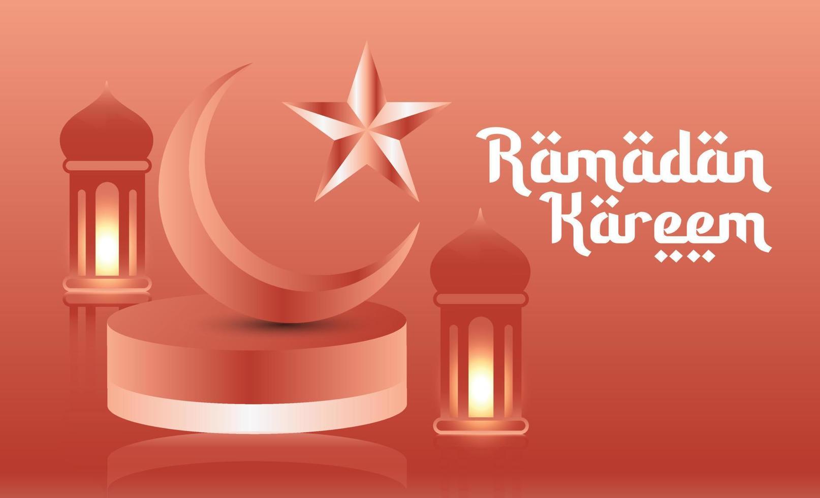 Ramadan Wishes Greetings 3d Theme.Ramadan Cannon,Ramadan Mubarak,Happy Ramadan, vector