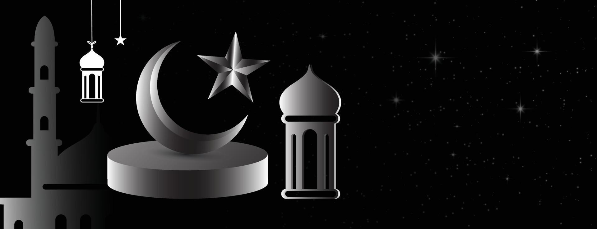 WebRamadan Wishes Greetings 3d Theme.Ramadan Cannon,Ramadan Mubarak,Happy Ramadan, vector