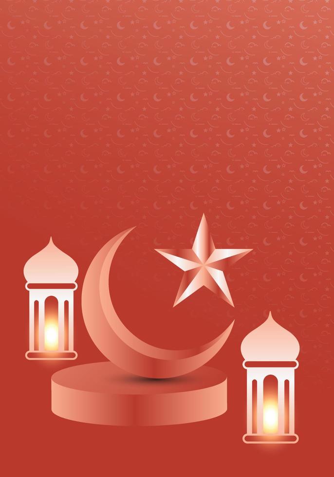 webramadan deseos saludos 3d tema.ramadan cañón, ramadán Mubarak, feliz ramadán, vector