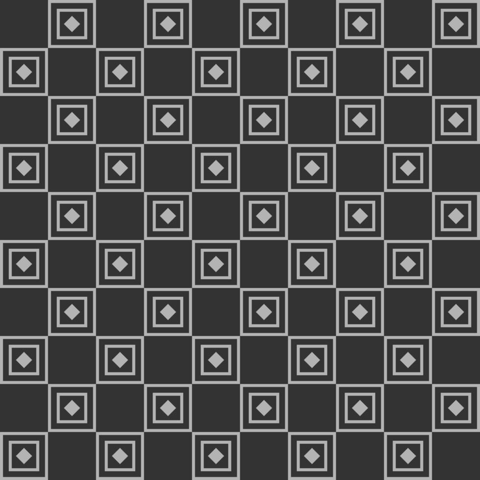 Square black tile free pattern background. Checkerboard pattern for deco, interior, wrap print, walls, background. Repeating pattern. Free pattern. vector