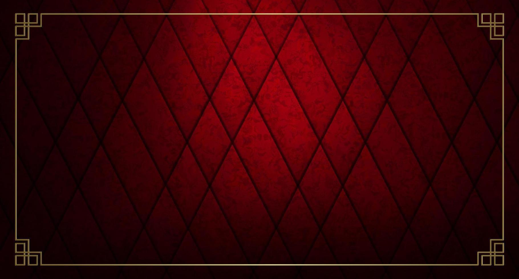 Red textured background, marble imitation, isolated frame. vector